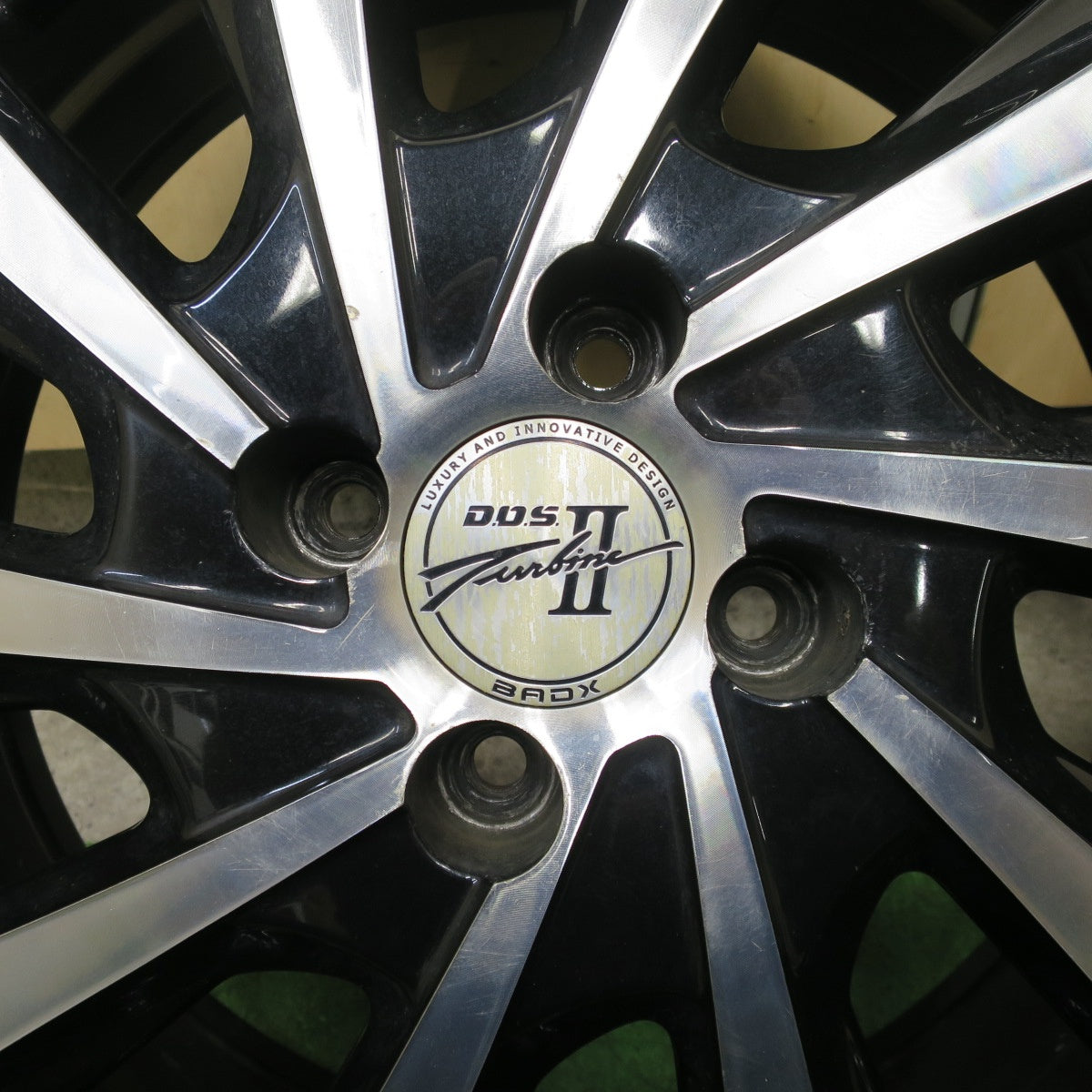 4本価格◎D.O.S. Turbine II BADX 17インチ ホイール DOS タービン バドックス 17×6.5J PCD100/4H◎6092602NGホ