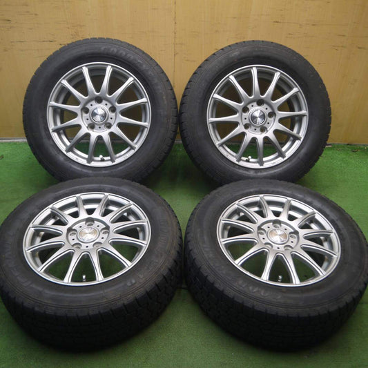 キレイ★スタッドレス 195/65R15 グッドイヤー アイスナビ7 ravrion LUMIERE ラブリオン 15インチ PCD114.3/5H★4072314Hス
