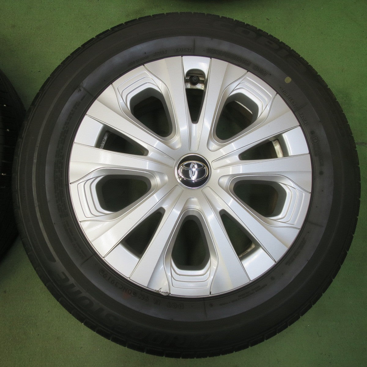 キレイ◎トヨタ 50系 プリウス 純正 195/65R15 ブリヂストン エコピア EP150 15インチ PCD100/5H◎6061510イノ