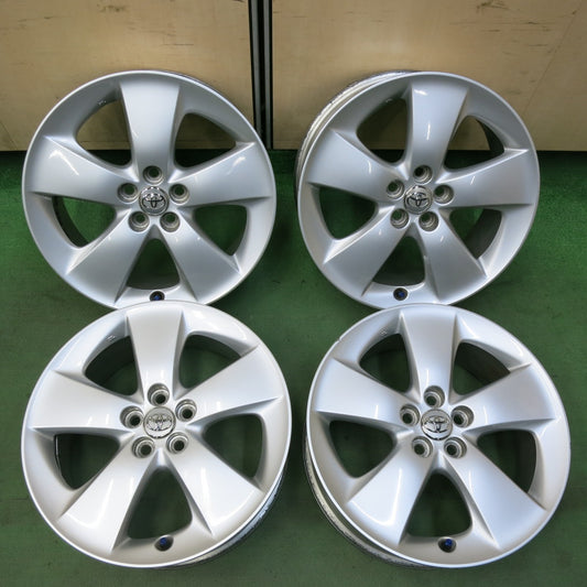 キレイ★トヨタ 30系 プリウス S G ツーリング 純正 ホイール 17インチ 17×7J PCD100/5H★5051311SYホ