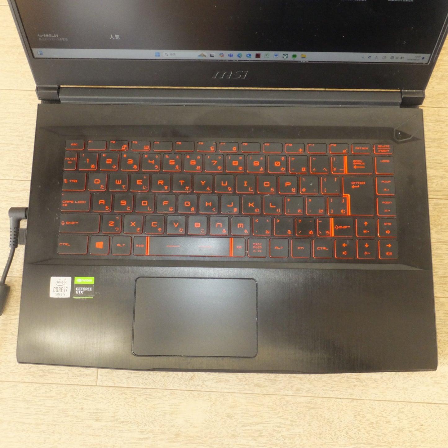 [送料無料] ★MSI ゲーミングノートPC MS-16R4　NotebookPC 筆記型電脳　256GB　Core i7-10750H 2.6GHz　RAM 16GB★