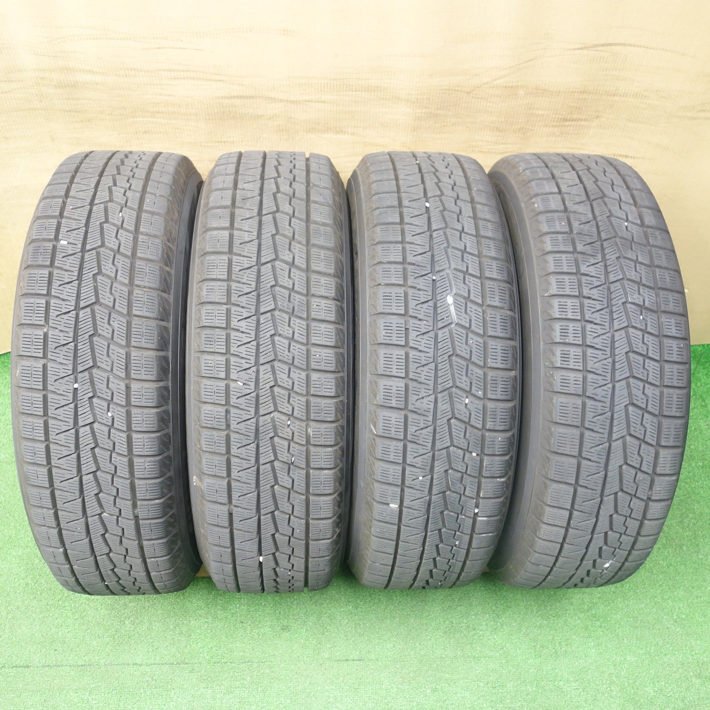 バリ溝！23年！9.5分★スタッドレス 185/65R15 ヨコハマ アイスガード iG70 MiLLOUS VX ミルアス 15インチ PCD114.3/5H★6021902KTス