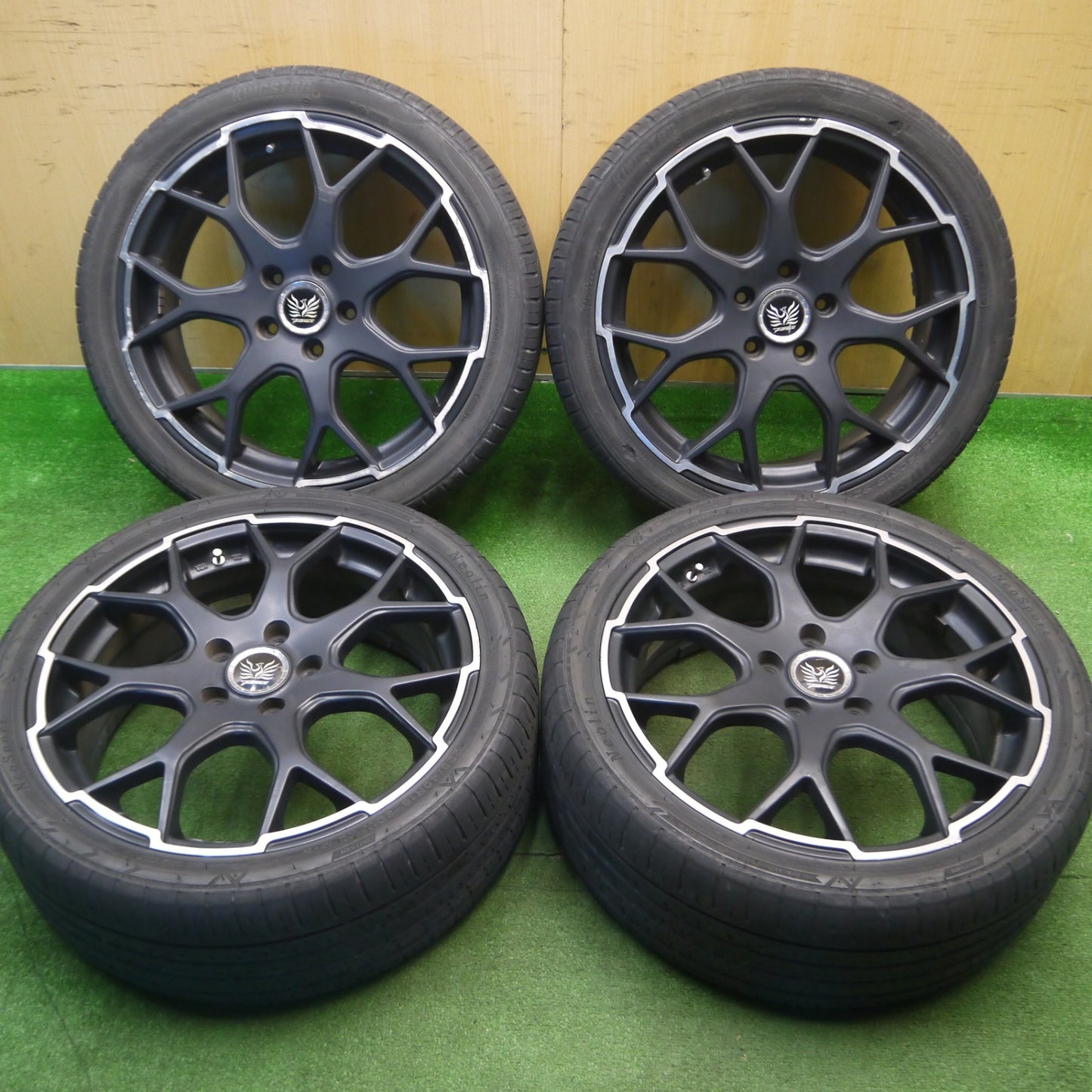 [送料無料] 4本価格★ALGERNON Fenice 225/40R18 キングスター ROAD FIT SK10 ネオリン ネオスポーツ アルジェノン フェニーチェ 18インチ PCD114.3/5H★5012806Hノ