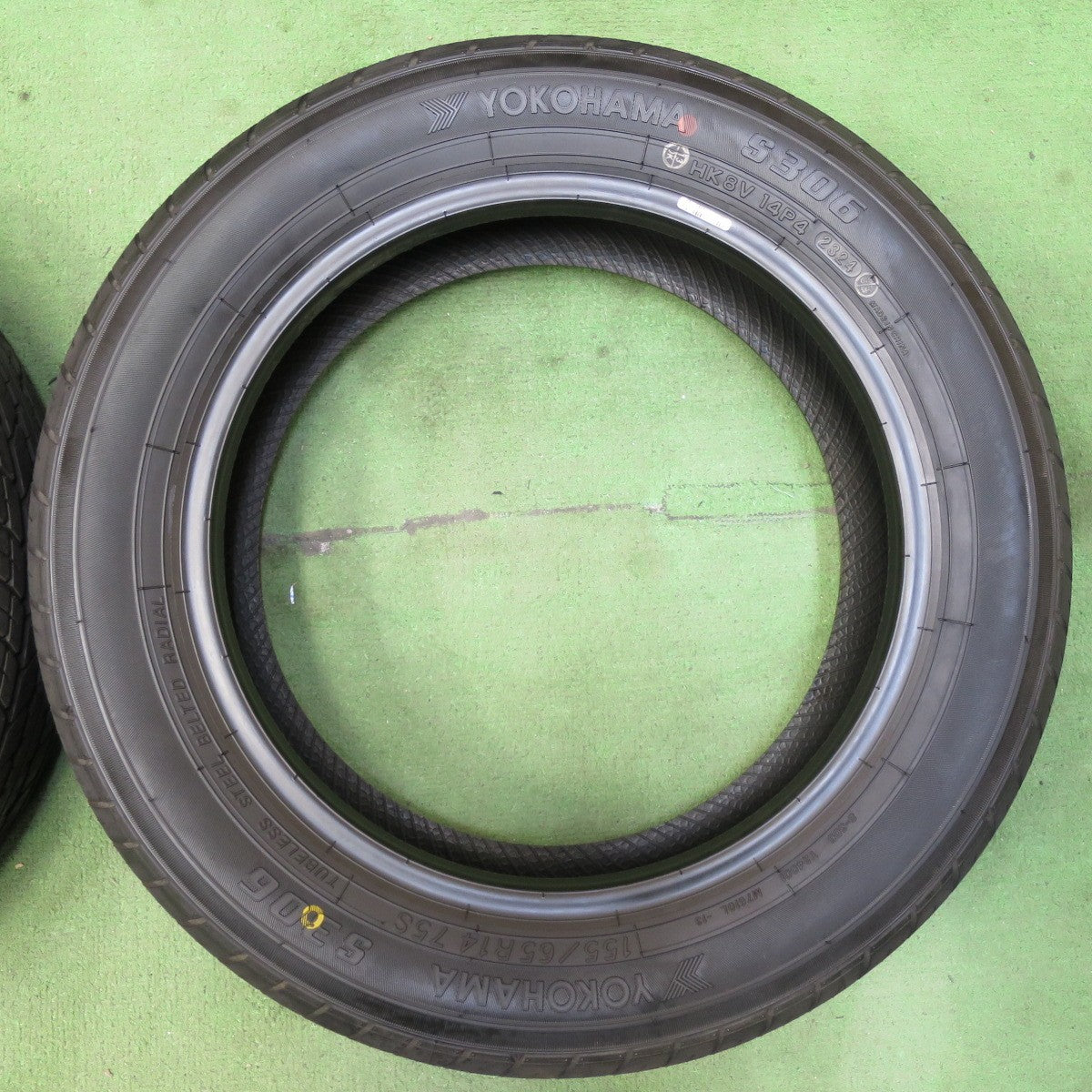 未使用！24年★155/65R14 ヨコハマ S306 タイヤ 14インチ スペーシア タント N-BOX ワゴンR 等★5071001イノタ
