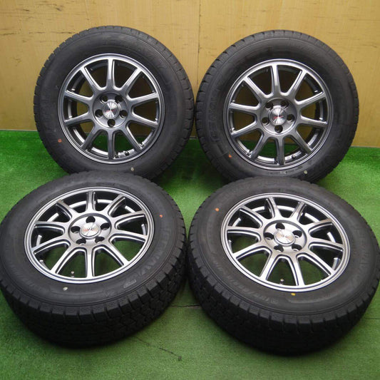 バリ溝！22年！キレイ！9分★プリウス 等 LOXARNY SPORT 195/65R15 スタッドレス グッドイヤー アイスナビ7 ロクサーニ スポーツ 15インチ PCD100/5H★5030405Hス