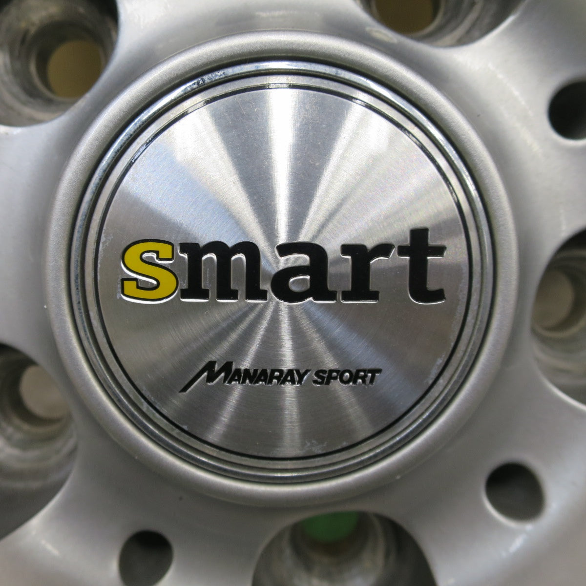 キレイ★smart MANARAY SPORT 18インチ ホイール スマート マナレイ スポーツ 18×8J PCD114.3/5H★6051005NGホ