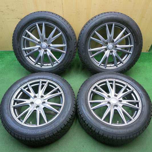 バリ溝！キレイ！9.5分★スタッドレス 235/55R18 グッドイヤー アイスナビ SUV VELVA KEVIN ヴェルヴァ ケヴィン 18インチ PCD114.3/5H★5070508HAス