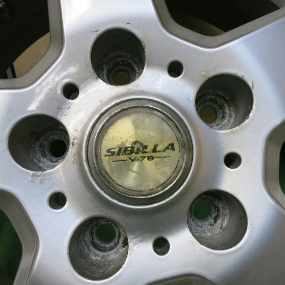 4本価格★SIBILLA V-78 シビラ 15インチ ホイール 15×5J PCD114.3/5H★5052105SYホ