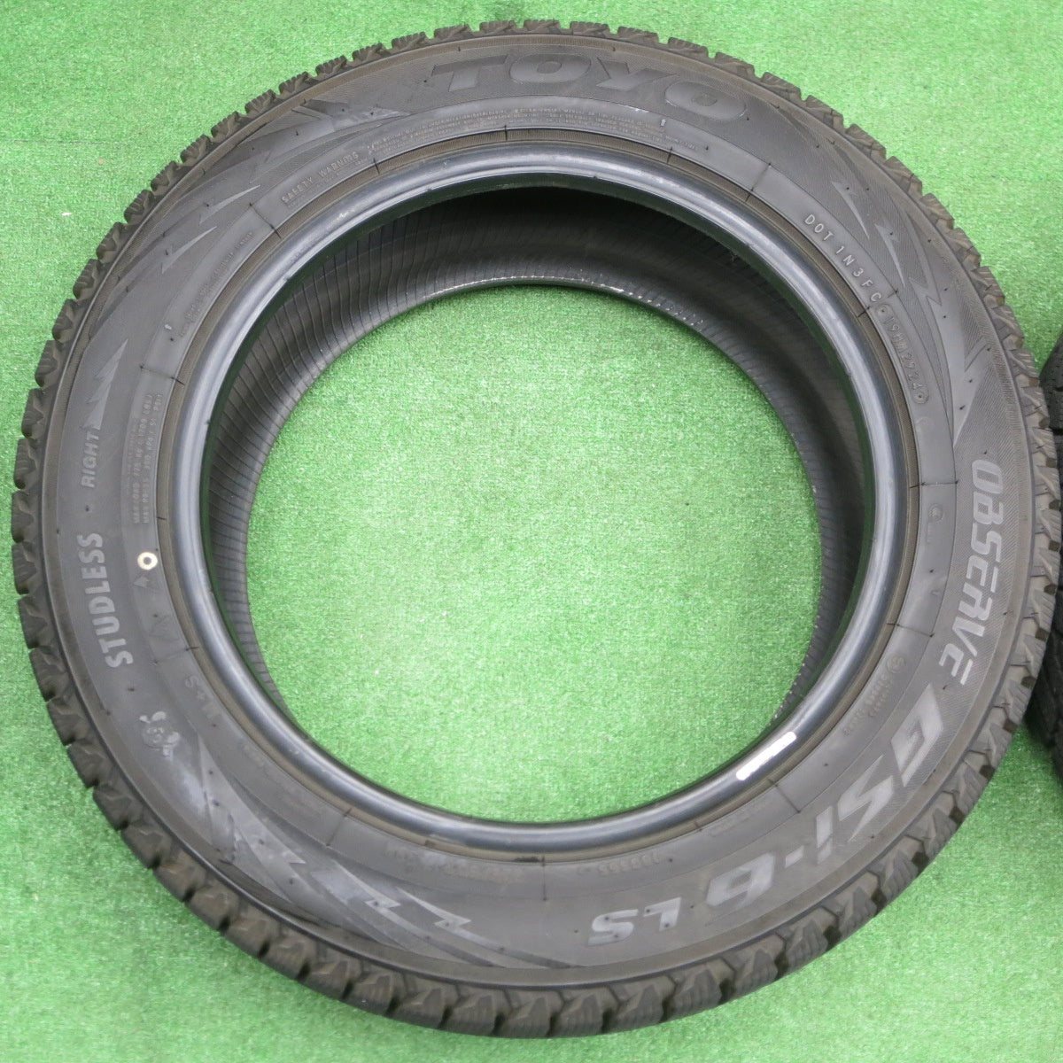 バリ溝！24年！9.5分★スタッドレス 225/60R17 トーヨー オブザーブ GSi-6 LS タイヤ 17インチ アルファード ヴェルファイア エルグランド 等★6020401NKスタ