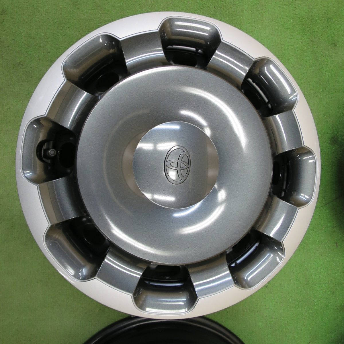 新車外し！ナット付き◎トヨタ 10系 シエンタ Zグレード 純正 スチール ホイール 15インチ 15×5.5J PCD100/5H◎6083101NGホ
