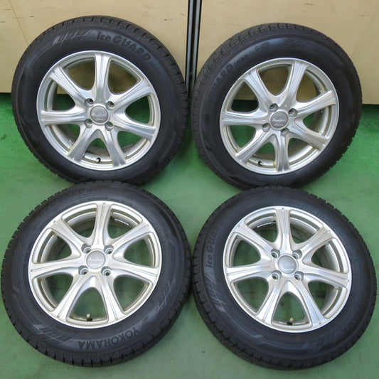 バリ溝！22年！9.5分以上★スタッドレス 175/65R15 ヨコハマ アイスガード iG60 EuroSpeed MANARAY SPORT ユーロスピード 15インチ PCD100/4H★5092306イス