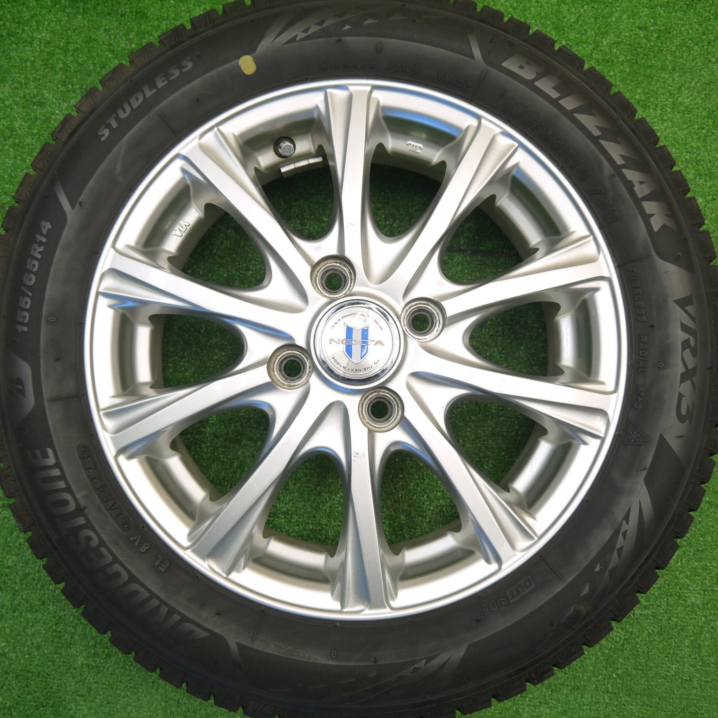 4本価格！23年★スタッドレス 155/65R14 ブリヂストン ブリザック VRX3 NEXTA ネクスタ 14インチ PCD100/4H★5101503Hス