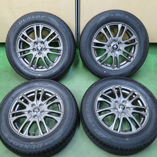 バリ溝！23年！キレイ！9.5分★プリウス 等 195/65R15 ダンロップ エナセーブ EC204 VELVA ヴェルヴァ 15インチ PCD100/5H★5072403TTノ