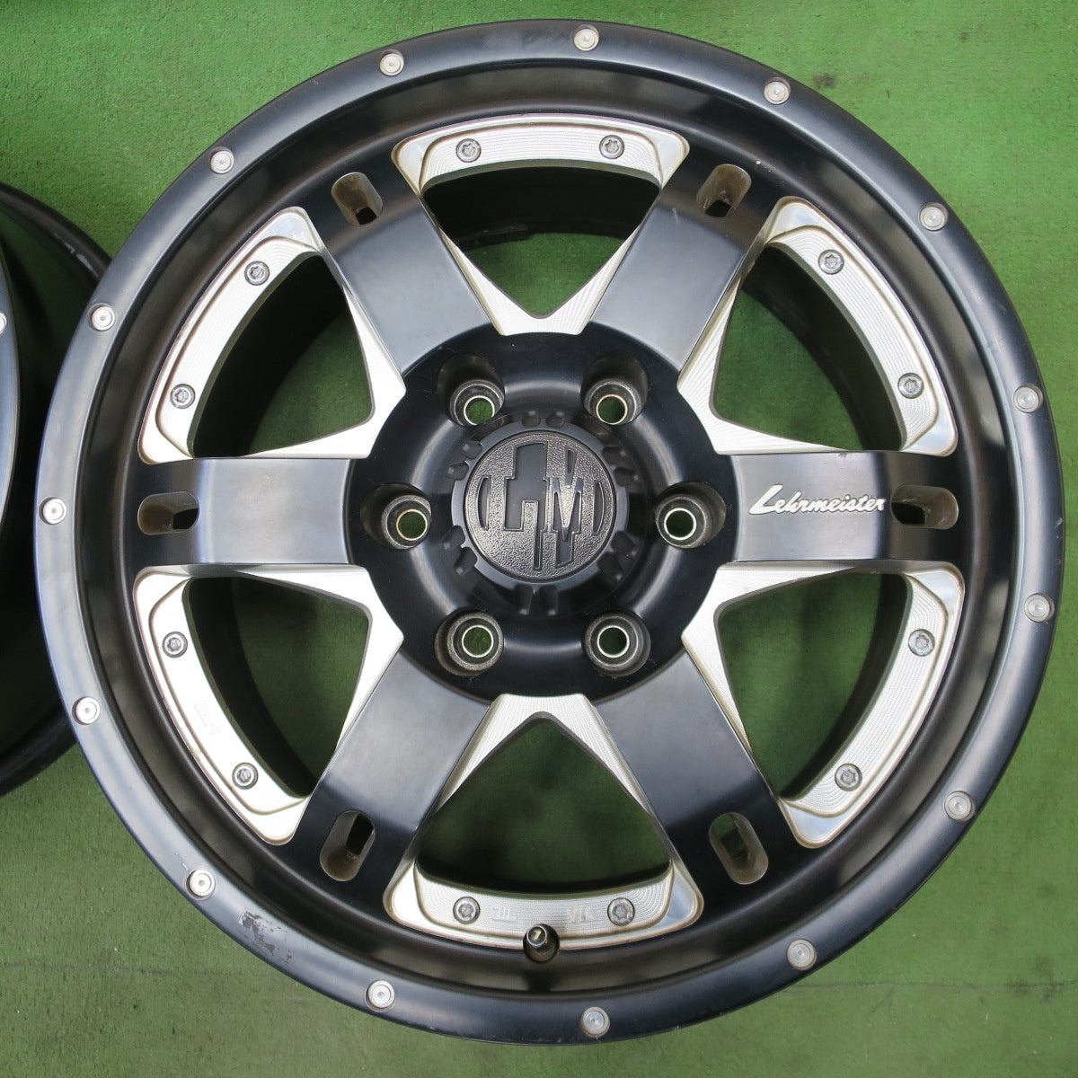 4本価格★Lehrmeister MASTRO 17インチ ホイール レアマイスター マストロ 17×7.5J PCD139.7/6H★6061701NGホ