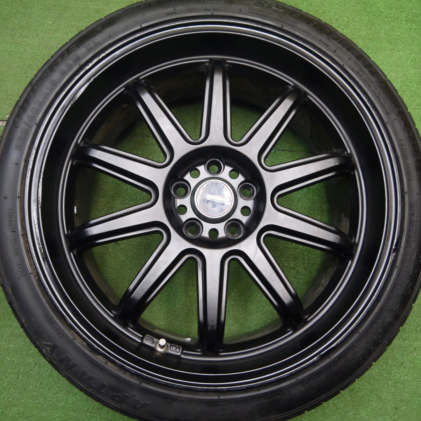 [送料無料] 4本価格★86 BRZ 等 5ZIGEN FIREBALL RR 5次元 225/40R18 アプタニー SPORT macro RA301 18インチ PCD100/5H★5031702Hノ