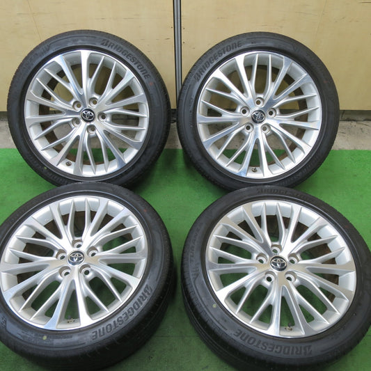 センサー付！バリ溝！キレイ！9.5分★トヨタ 70系 カムリ 純正 235/45R18 ブリヂストン トランザ T005A 18インチ PCD114.3/5H★5092403TTノ