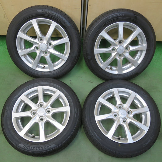 バリ溝！24年！8.5分◎ダイハツ ムーヴ タント 等 純正 155/65R14 ブリヂストン NEWNO ニューノ 14インチ PCD100/4H◎6081211イノ