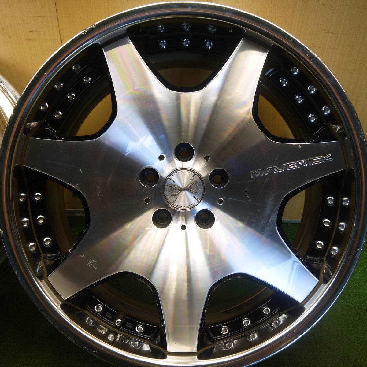 4本価格◎MAVERICK 607D weds 20インチ ホイール マーベリック ウェッズ 20×8.5J 20×9.5J PCD114.3/5H◎6081907Hホ