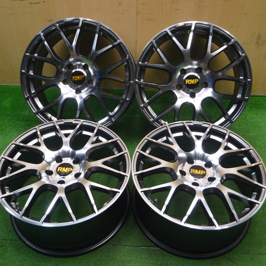 [送料無料] キレイ★RMP 028F 18インチ ホイール 18×8.0J PCD114.3/5H★4110105Hホ