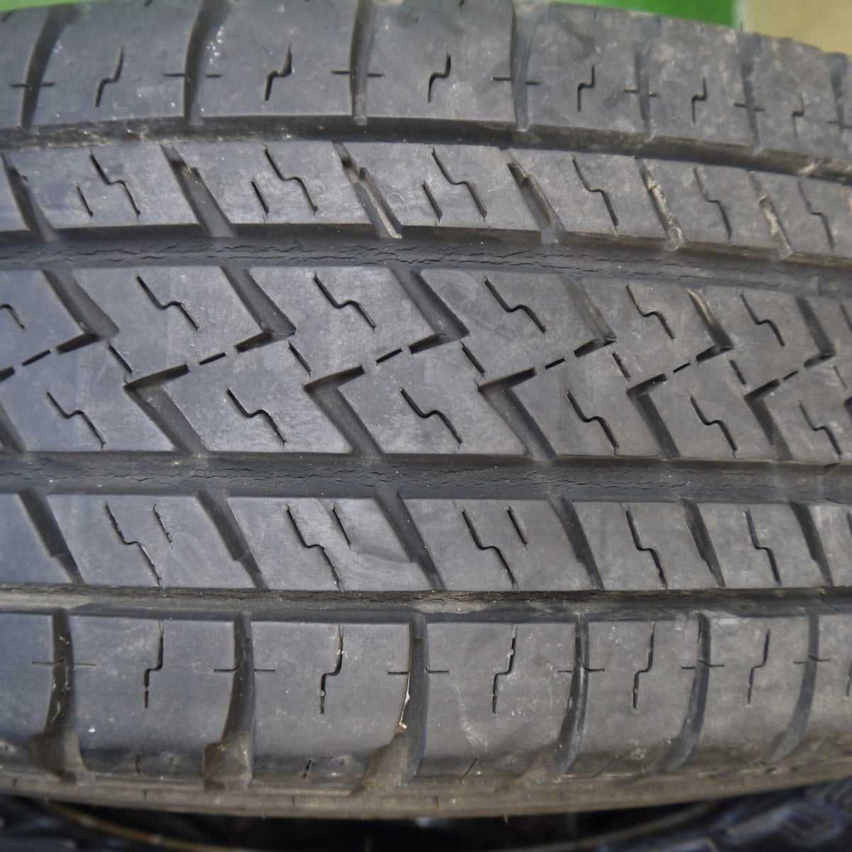 バリ溝！キレイ！8.5分◎ダッジ ラムバン 純正 スチール 235/75R15 104/101S ブリヂストン デューラー H/L 683 15インチ PCD139.7/5H◎6082501Hノ