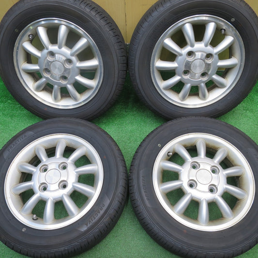 バリ溝！23年！8.5分★スズキ ラパン 純正 155/65R13 プラクティバ ヨコハマ製 13インチ PCD100/4H★5111111NJノ