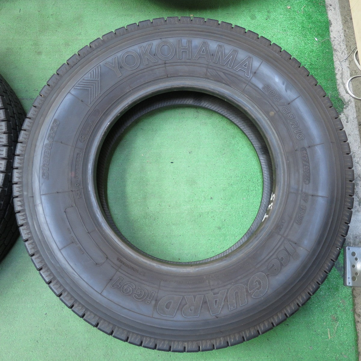 6本価格！22年★トラック タイヤ 205/85R16 117/115L 12PR スタッドレス ヨコハマ アイスガード iG91 16インチ★5061508イスタ
