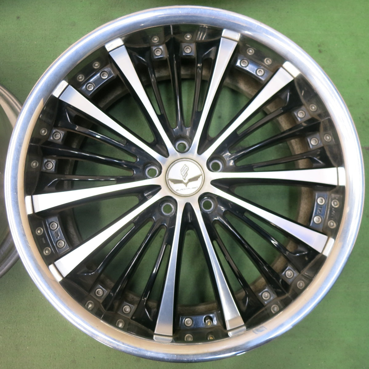 4本価格★RAYS Black Fleet V350 20インチ ホイール レイズ ブラック フリート 20×8.5J PCD114.3/5H★5071805SYホ