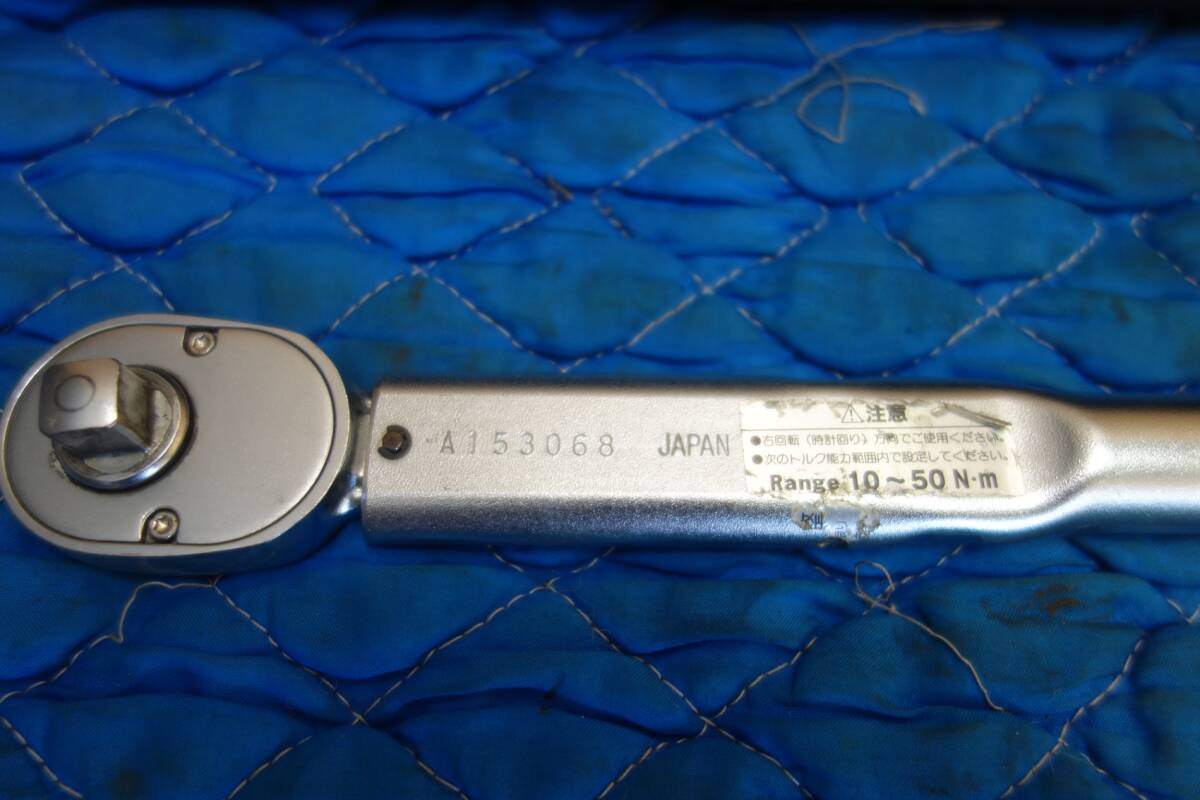 [送料無料] ジャンク☆TONE プレセット 形 トルクレンチ T3MN50 ダイレクト セット タイプ 差込角 9.5mm 工具 道具 トネ①☆