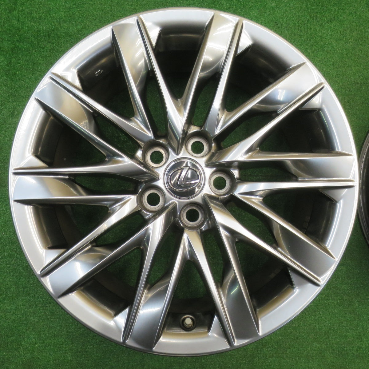 キレイ★レクサス LS バージョンL 純正 ホイール 19インチ 19×8J PCD120/5H★5102402NJホ