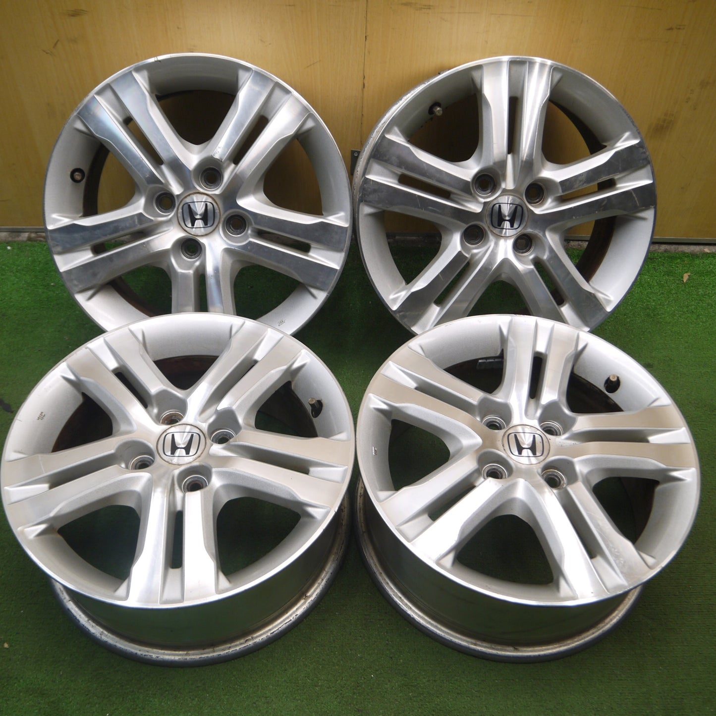 *送料無料* 4本価格★ホンダ エアウェイブ 純正 ホイール 15インチ 15×6J PCD100/4H★4052102Hホ