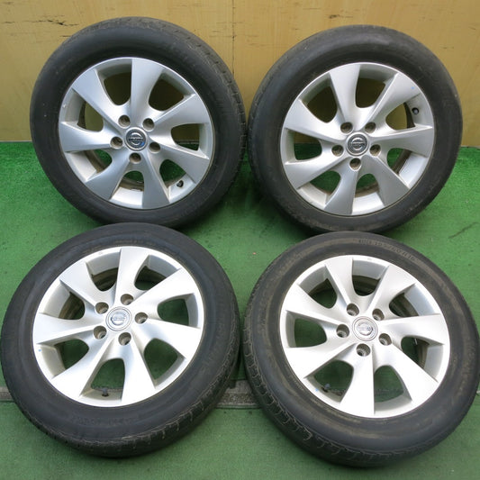 4本価格★日産 C26 セレナ 純正 195/60R16 ブリヂストン ネクストリー エコピア 16インチ PCD114.3/5H★5082406HAノ