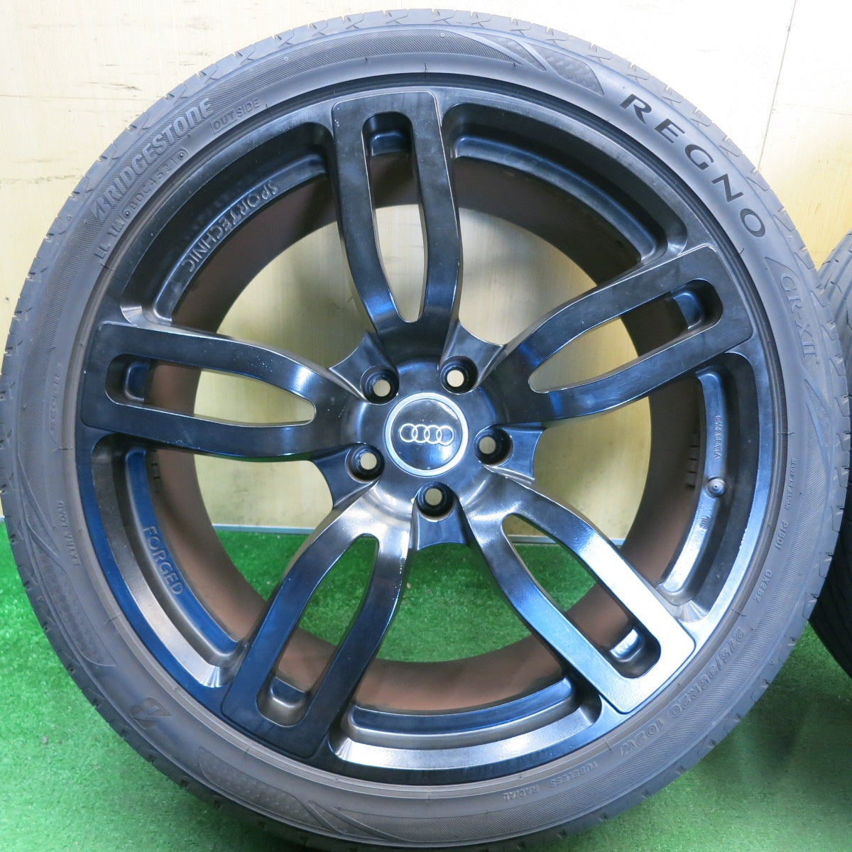 バリ溝！9分★アウディ 等 SPORT TECHNIC 275/35R20 ブリヂストン レグノ GR-X2 スポーツテクニック 20インチ PCD112/5H★6052401HAノ