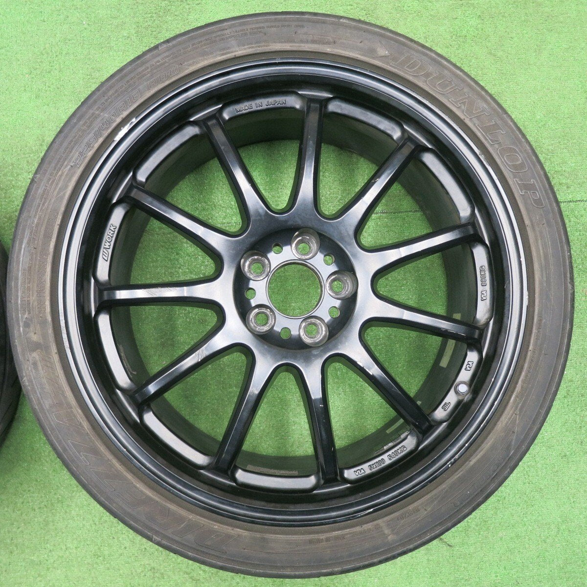 4本価格★WORK EMOTION 11R 225/40R18 ダンロップ ディレッツァ Z3 ワーク エモーション 18インチ PCD100/5H★5020404NJノ