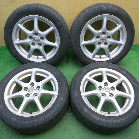 バリ溝！9分★トヨタ 50系 エスティマ 純正 215/55R17 ハンコック キナジー エコ RV 17インチ PCD114.3/5H★5050411NJノ