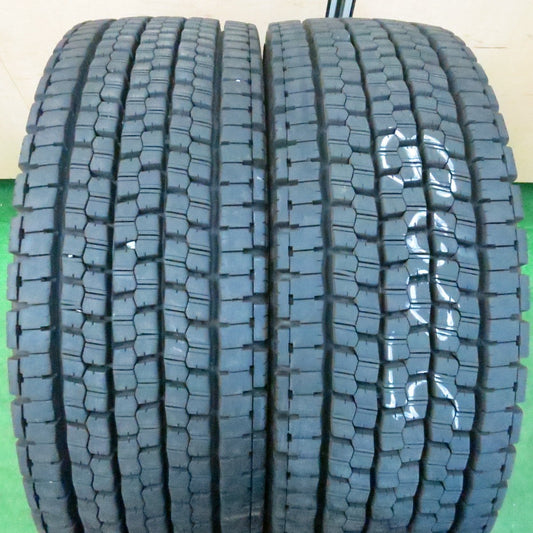 *送料無料* バリ溝！23年！9.5分★トラック タイヤ 245/70R19.5 136/134J スタッドレス ブリヂストン W999 19.5インチ★4050411ナス