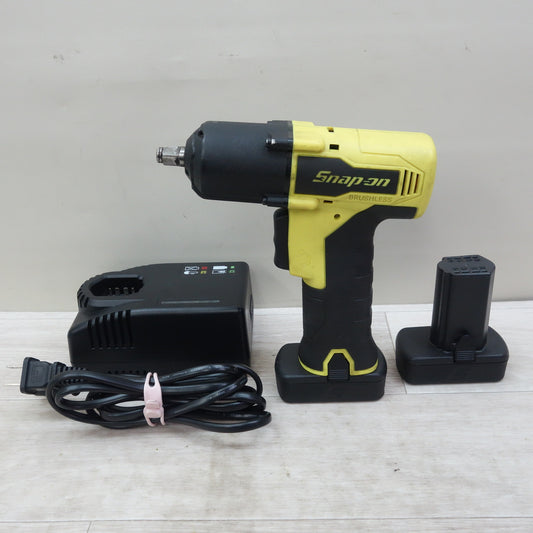 [送料無料] バッテリー2個☆スナップオン SNAP ON ブラシレス 電動 インパクト レンチ 14.4V CT861HV 充電器 バッテリー 付き 電動 工具☆