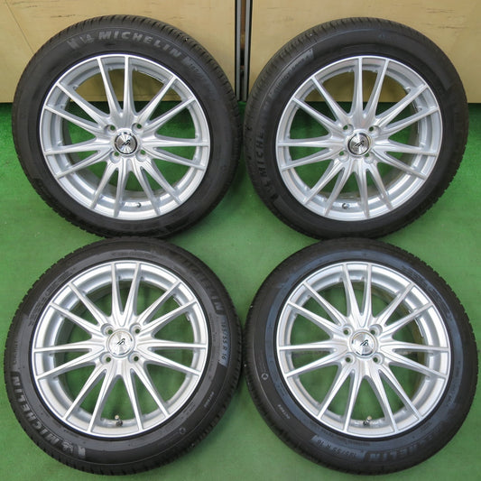 [送料無料] バリ溝！24年！キレイ！9.5分★185/55R16 ミシュラン エナジーセイバー4 AZ SPORTS AZスポーツ 16インチ PCD100/4H★5011608イノ
