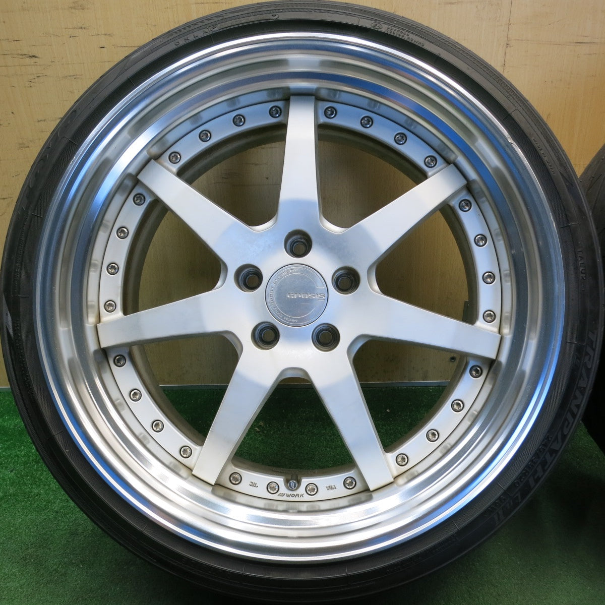 4本価格★WORK GNOSIS GS3-SR 245/35R20 トーヨー トランパス LuⅡ ワーク グノーシス 20インチ PCD114.3/5H★6053002HAノ