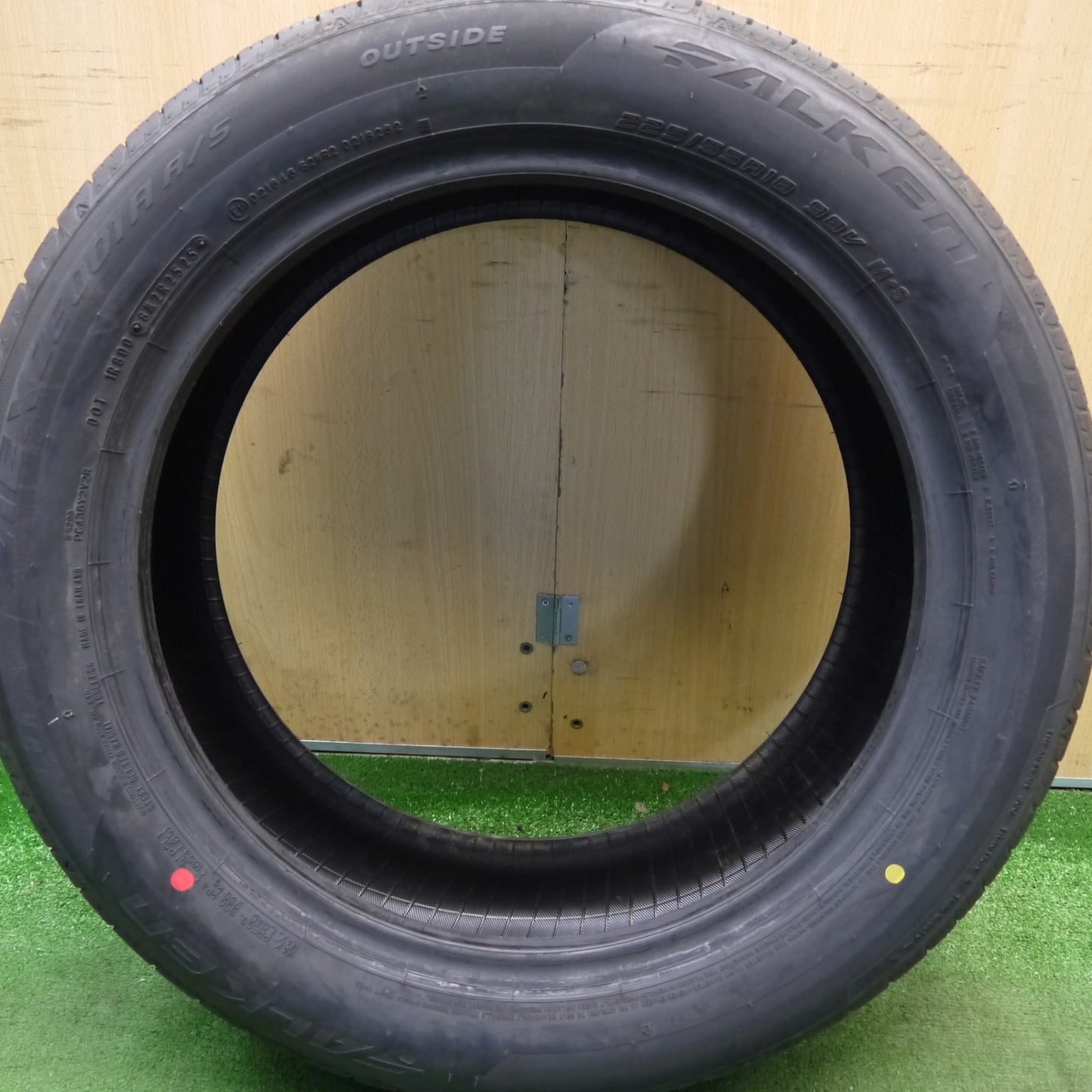 未使用！25年！1本★225/55R18 ファルケン ZIEX ZE001A A/S タイヤ 18インチ デリカ D:5 フォレスター クロストレック レイバック 等★6040305Hノタ