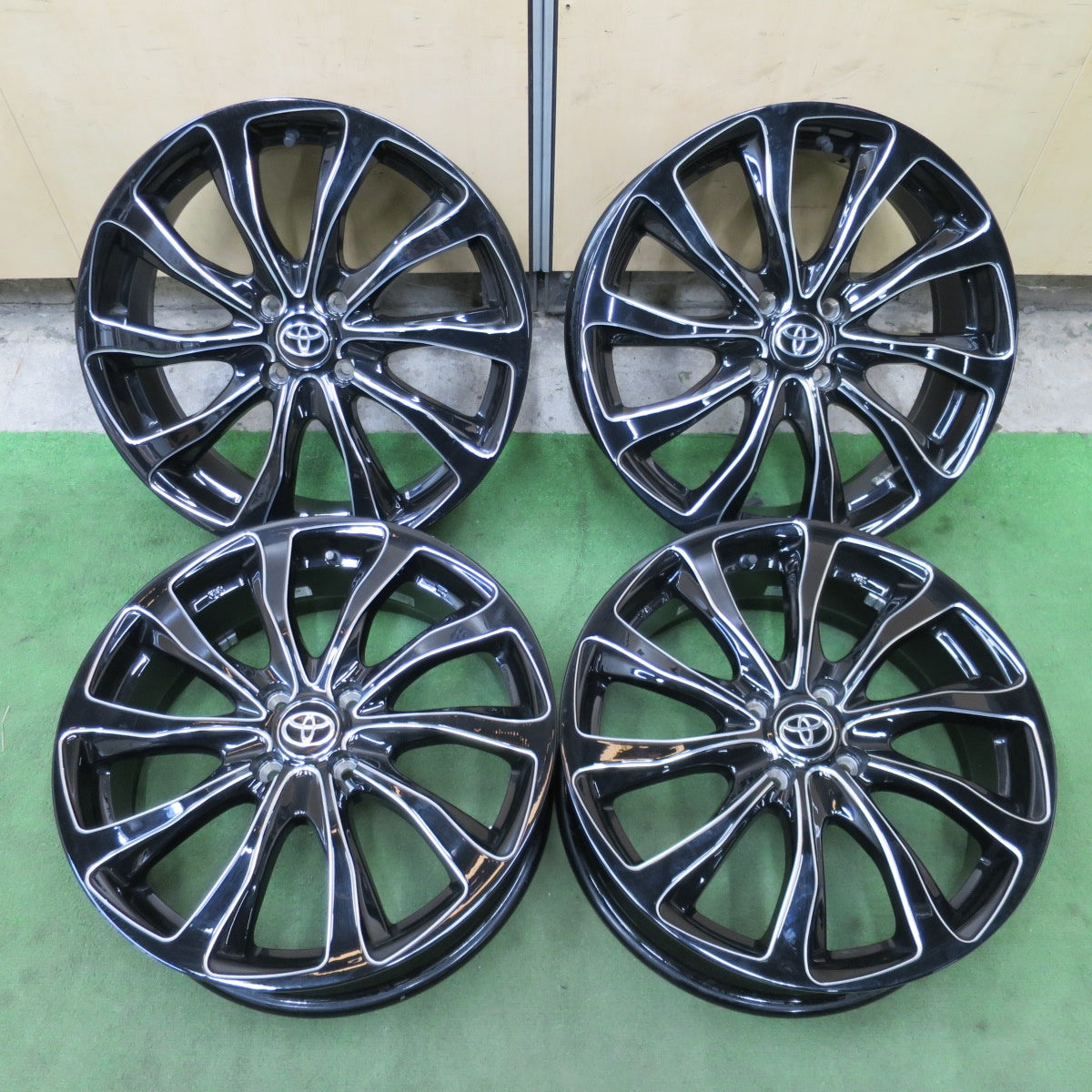 4本価格◎トヨタ ライズ ダイハツ ロッキー 純正 オプション BALMINUM T10 バルミナ ホイール 17インチ 17×6J PCD100/4H◎6082201NGホ