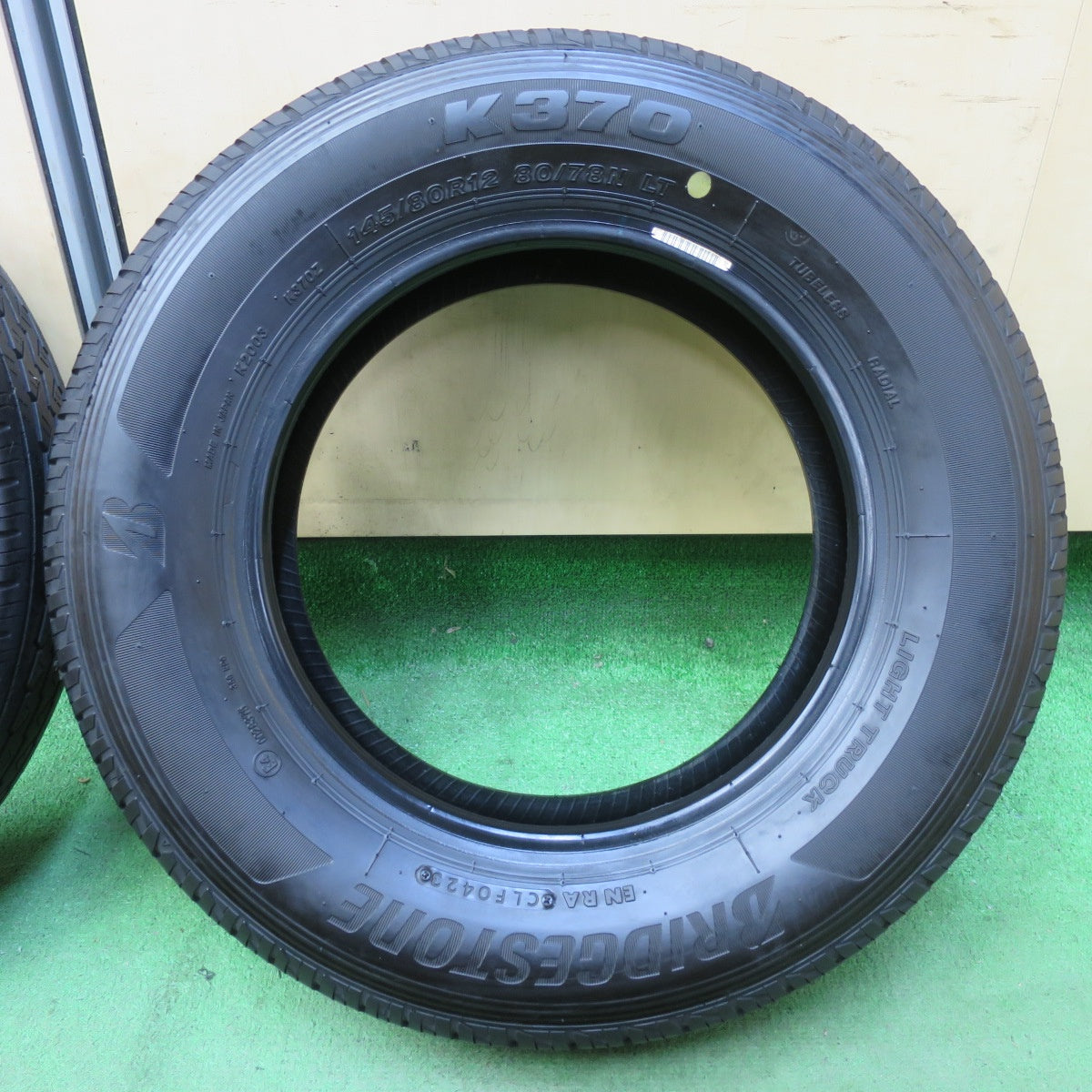 4本価格！23年★145/80R12 80/78N ブリヂストン K370 タイヤ 12インチ 軽 トラック 軽 バン 等★5052903イノタ