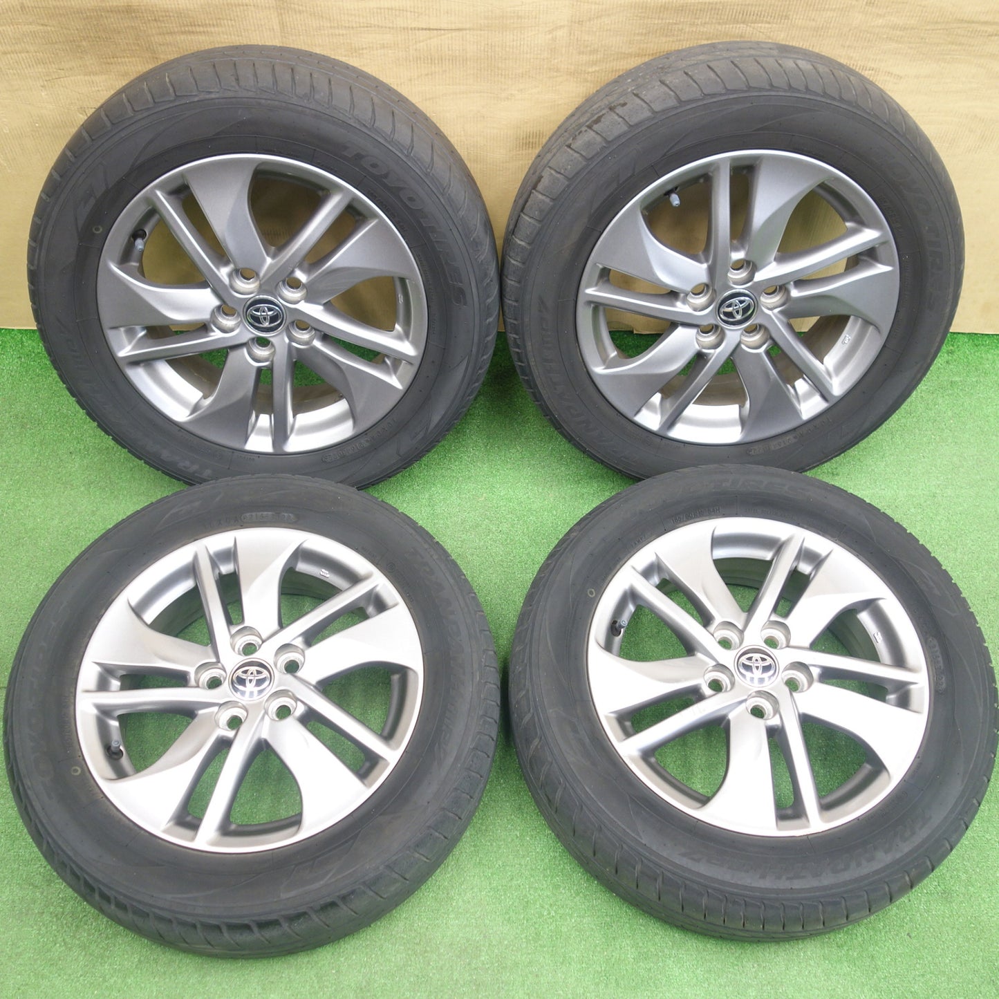 バリ溝！22年！キレイ！8.5分★トヨタ 170系 シエンタ 純正 185/60R15 トーヨー トランパス MP7 15インチ PCD100/5H★6031301KTノ