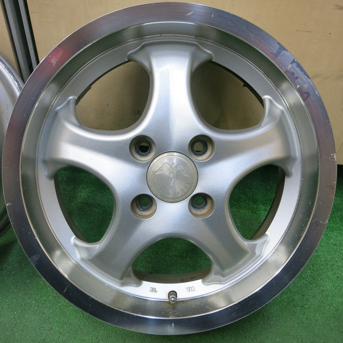 [送料無料] 4本価格★KOSEI PITTORESQUE 光生 ピトレスク 15インチ ホイール 15×5J PCD100/4H★4102912SYホ