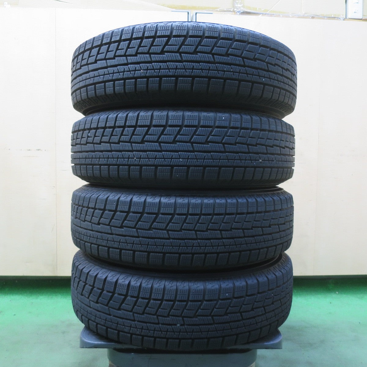 バリ溝！24年！キレイ！9分★スタッドレス 165/70R14 ヨコハマ アイスガード iG60 SIBILLA NEXT W45 シビラ 14インチ PCD100/4H★6051802イス