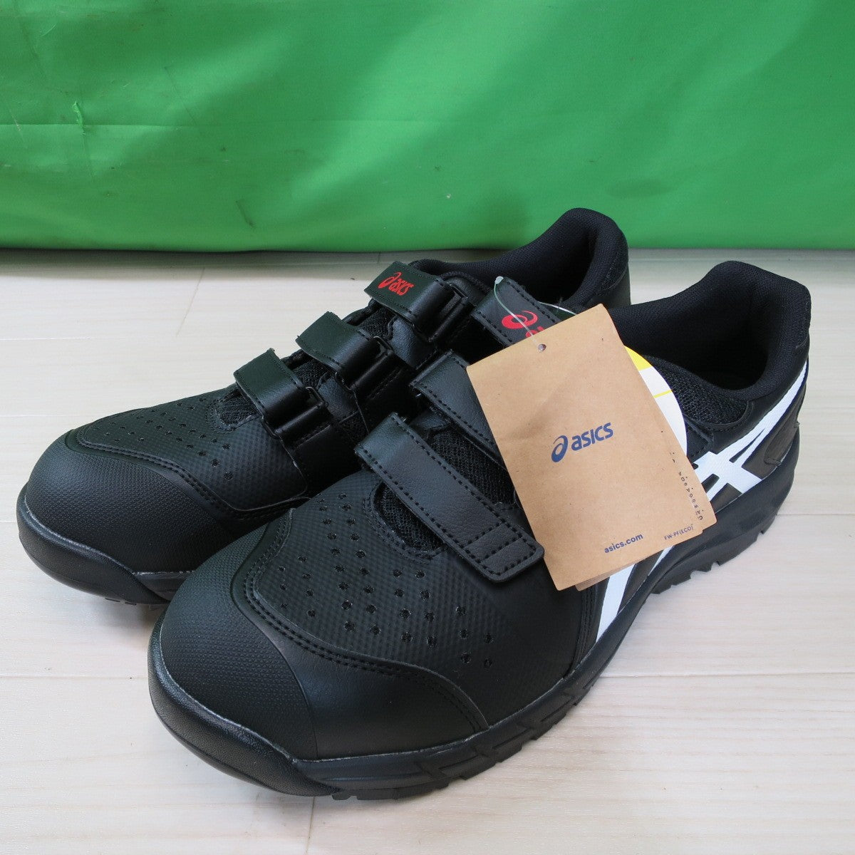 [送料無料] 未使用☆アシックス 安全靴 プロ スニーカー ウィンジョブ 28.0cm ブラック/ホワイト WINJOB CP112 ASICS☆