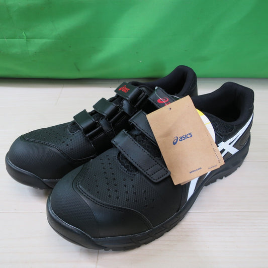 [送料無料] 未使用☆アシックス 安全靴 プロ スニーカー ウィンジョブ 28.0cm ブラック/ホワイト WINJOB CP112 ASICS☆