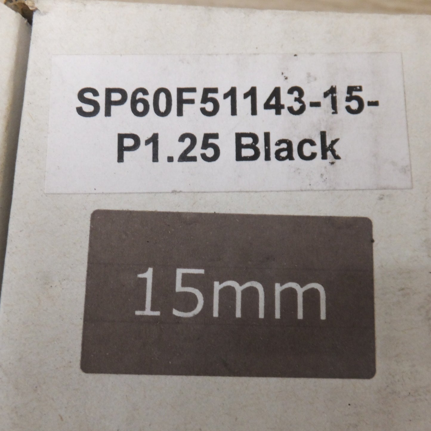 [送料無料] ★アールズ RRP ワイドトレッドスペーサー 15mm ブラック S32-402B ZC32S　SP60F51143-15-P1.25 Black 2枚★