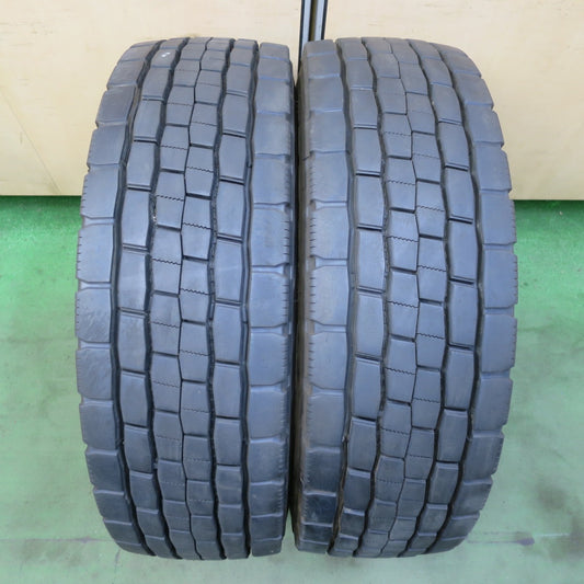 バリ溝！25年！9.5分！2本★トラック タイヤ 245/70R19.5 136/134J ダンロップ デクテス SP680 ミックス オールシーズン DECTES 19.5インチ★6053006イスタ