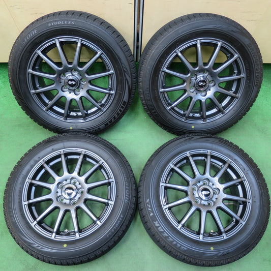 [送料無料] バリ溝！キレイ！8.5分★シエンタ 等 185/60R15 スタッドレス ブリヂストン ブリザック VRX TEAD テッド 15インチ PCD100/5H★5010309イス