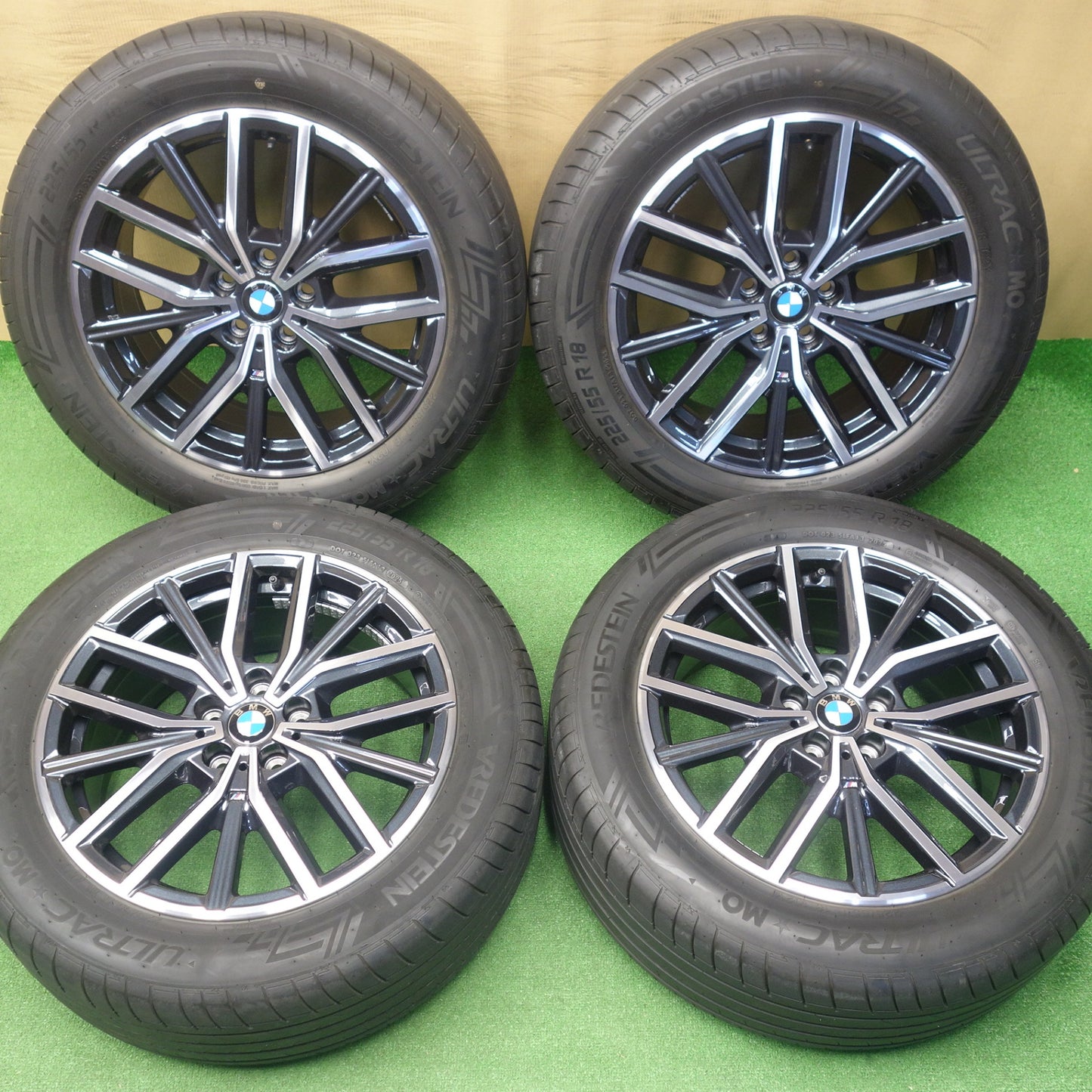 キレイ！25年★BMW X1 838M 純正 225/55R18 VREDESTEIN ULTRAC MO 18インチ PCD112/5H★6051805KTノ